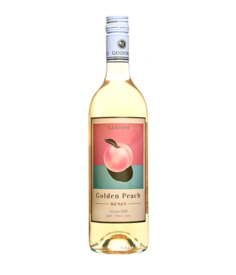 Godori Peach Sweet Wine 고도리 복숭아 와인 韓國桃酒