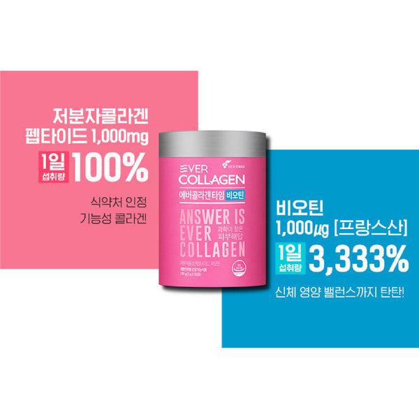 Evercollagen Time Biotin 에버콜라겐 타임 비오틴 (90g)