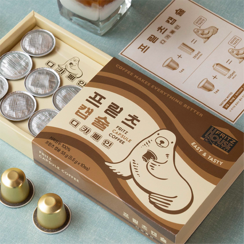 Capsule Coffee - Colombia Decaffeinated 프릳츠 캡슐ㅣ디카페인 10개입 (55g, 5.5g x 10ea)