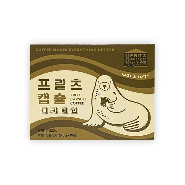 Capsule Coffee - Colombia Decaffeinated 프릳츠 캡슐ㅣ디카페인 10개입 (55g, 5.5g x 10ea)