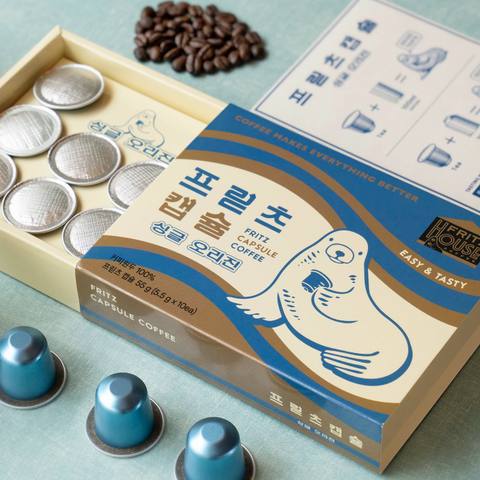 Capsule Coffee - Single Origin 프릳츠 캡슐ㅣ싱글오리진 10개입 (55g, 5.5g x 10ea)