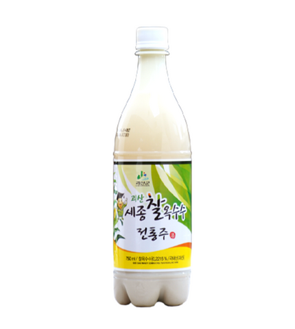 Goesan Corn Makgeolli 괴산 찰옥수수 막걸리 玉米米酒