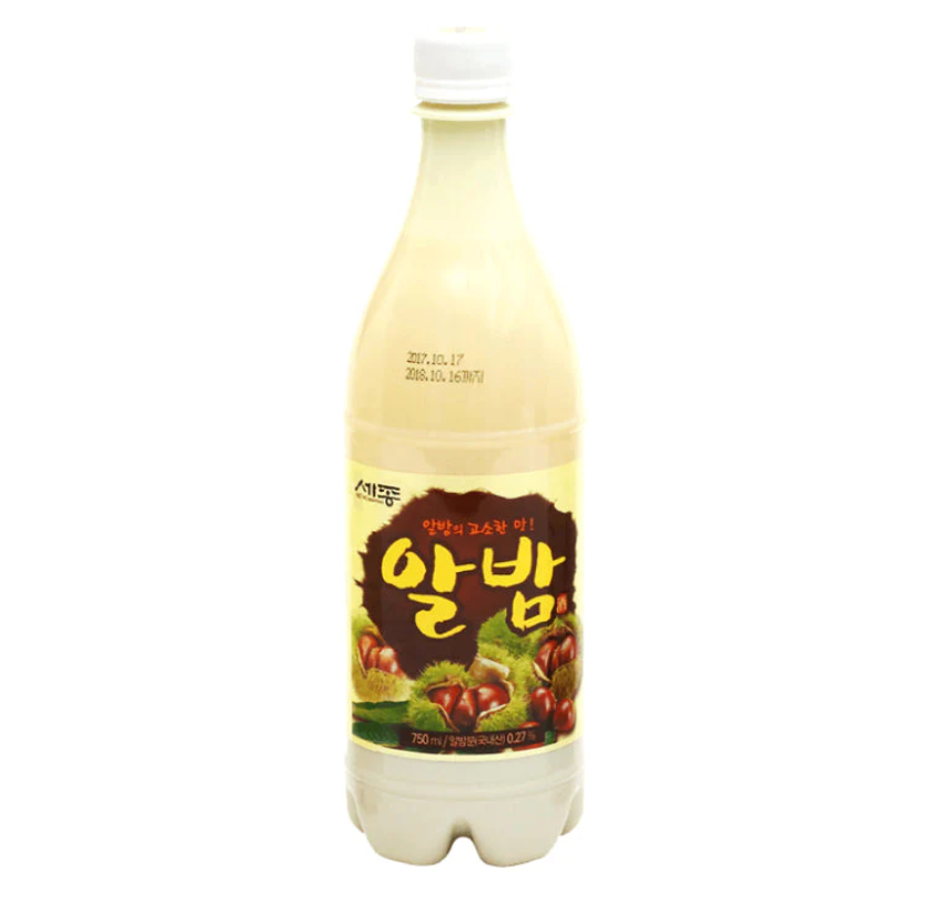 Sejong Chestnut Makgeolli 조은술세종 알밤 막걸리 栗子米酒