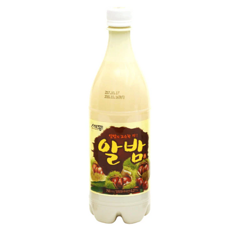 Sejong Chestnut Makgeolli 조은술세종 알밤 막걸리 栗子米酒